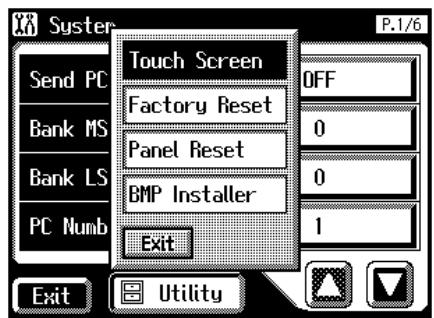 ROLAND AT-60SL - ■ Repositioning the Touch Screen - 2