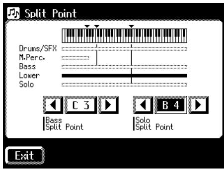 ROLAND AT-60SL - Changing the Solo Split Point - 5