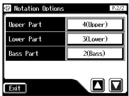 ROLAND AT-60SL - Changing the Notation Settings - 4