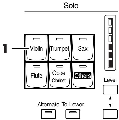 ROLAND AT-60SL - Selecting Solo Voice - 1