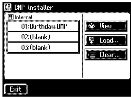 ROLAND AT-60SL - - Deleting an Image Stored in Internal Memory - 3