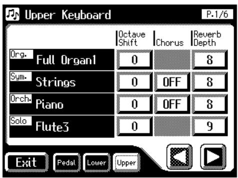 ROLAND AT-60SL - Touch either <UPPER> or <LOWER> . - 2