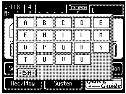 ROLAND AT-60SL - Touch on the Main screen. - 4
