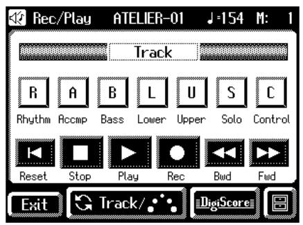 ROLAND AT-60SL - Touch on the Main screen. - 1
