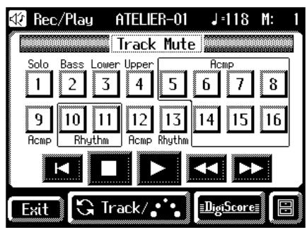 ROLAND AT-60SL - Touch < Track/ > a number of times. - 1