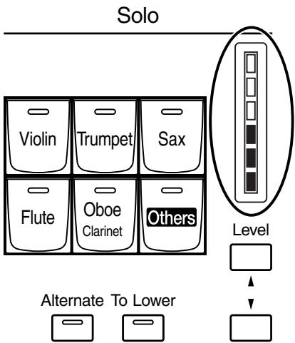 ROLAND AT-60SL - The volume levels of each part are adjusted using the corresponding [] and [] buttons. - 2