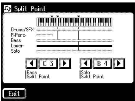 ROLAND AT-60SL - Changing the Solo Split Point - 3