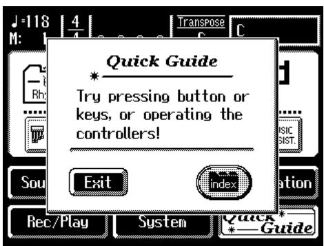 ROLAND AT-60SL - Touch on the Main screen. - 1