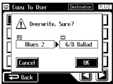 ROLAND AT-60SL - Copying Rhythms on Disks into User Memory - 6
