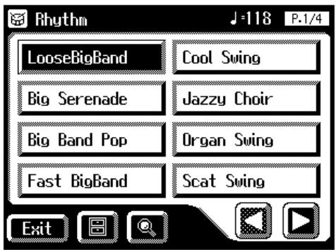 ROLAND AT-60SL - Touch on the Main screen. - 2