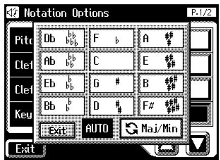 ROLAND AT-60SL - Touch <-> <+> to change the setting. - 2