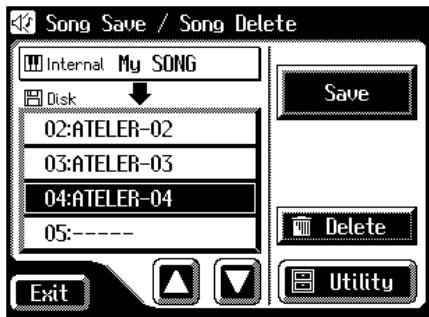 ROLAND AT-60SL - When you're done making the settings, touch . - 1