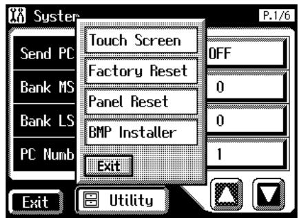 ROLAND AT-60SL - ■ Repositioning the Touch Screen - 1