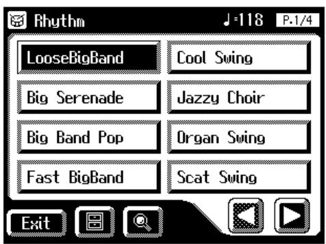 ROLAND AT-60SL - Touch on the Main screen. - 1