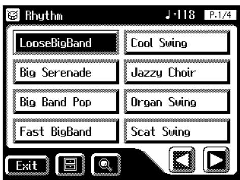 ROLAND AT-60SL - Press a Rhythm button to select a Rhythm group. - 1