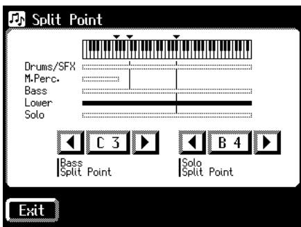 ROLAND AT-60SL - Changing the Bass Split Point - 3