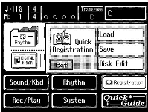ROLAND AT-60SL - Touch on the Main screen. - 1