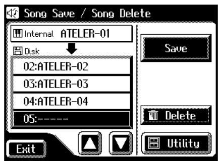 ROLAND AT-60SL - Saving Performance Songs Onto Floppy Disk - 4