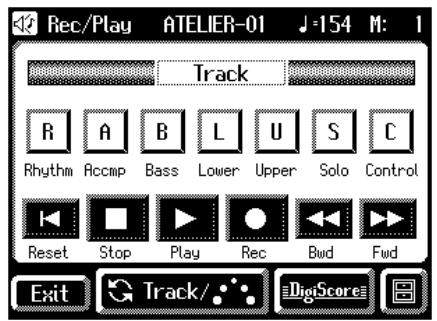ROLAND AT-60SL - Touch on the Main screen. - 1