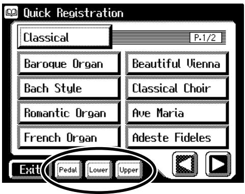 ROLAND AT-60SL - Touch , , or , switching the respective button's indicator on or off, to select the keyboard to which the voice is to be assigned. - 1