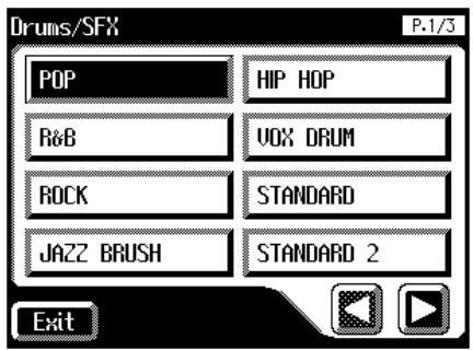 ROLAND AT-60SL - Press the [Drums/SFX] button, getting its indicator to light up. - 1