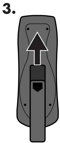 ROLAND AT-800 - Installing Batteries in the Remote - 3
