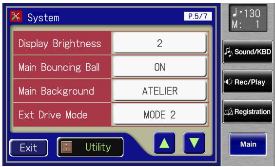 ROLAND AT-800 - Touch <> to display the Main Bouncing Ball. - 1