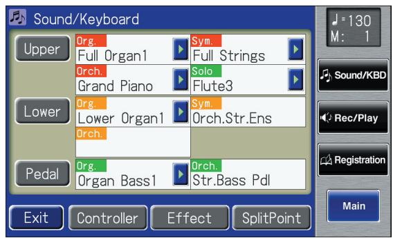 ROLAND AT-800 - Touch  on the Main screen. - 2
