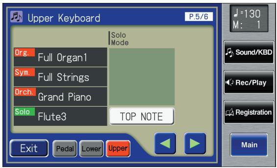 ROLAND AT-800 - Touch <> to display the Solo Mode. - 1