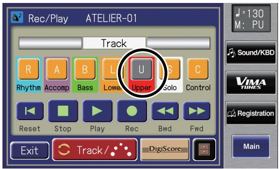 ROLAND AT-800 - Press a track button that is lit, extinguishing the button. - 1