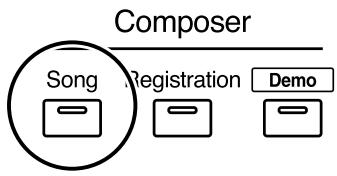 ROLAND AT-800 - Press the [Song] button. - 1