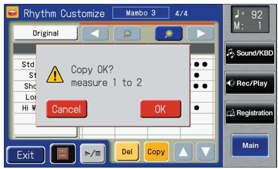 ROLAND AT-800 - Copying the Rhythm in a Selected Measure - 2