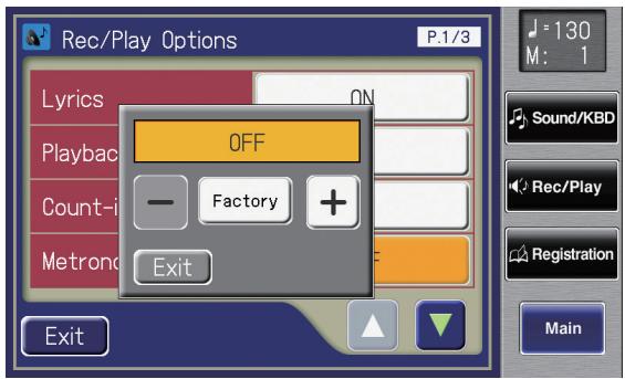 ROLAND AT-800 - Changing the Metronome Setting - 2
