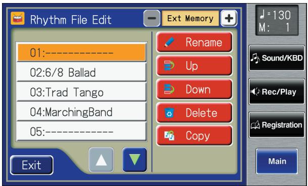 ROLAND AT-800 - If you are sure that you wish to delete the Rhythm, touch OK>. - 1