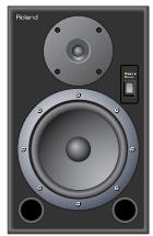 ROLAND AT-800 - Connecting Speakers to the ATELIER and Outputting Sounds - 2