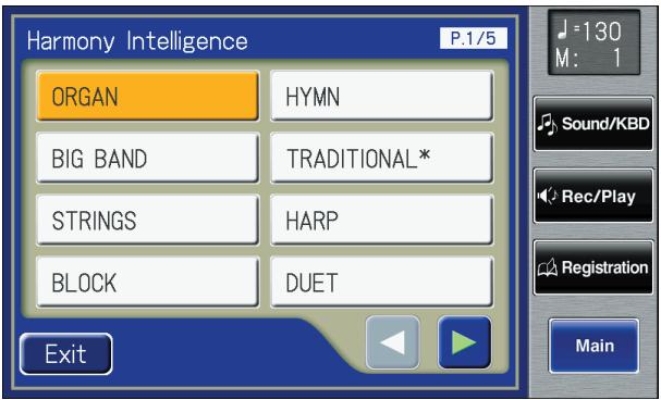 ROLAND AT-800 - Press the [Harmony Intelligence] button (indicator lights). - 1