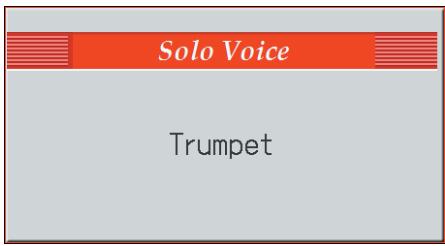 ROLAND AT-800 - Press the Solo [Trumpet] button (indicator lights). - 1