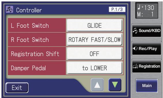 ROLAND AT-800 - Touch <> to display the Damper Pedal. - 1