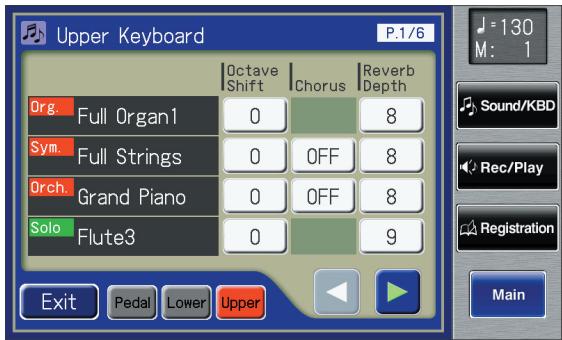 ROLAND AT-800 - Touch <> <> to display the Reverb Depth. - 1