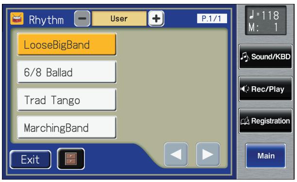 ROLAND AT-800 - Press the [User] button. - 1