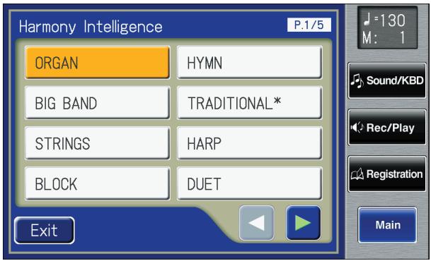 ROLAND AT-800 - Press the [Harmony Intelligence] button. - 1
