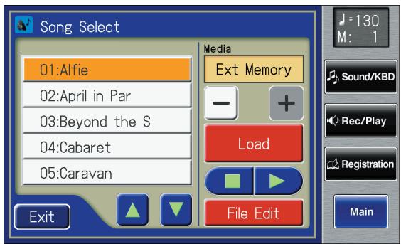 ROLAND AT-800 - Press the [Song] button. - 3