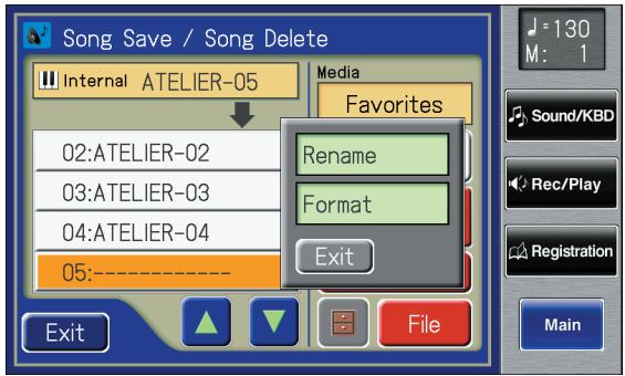 ROLAND AT-800 - Touch < > (Utility) to open the Utility screen. - 1