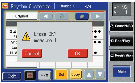 ROLAND AT-800 - Deleting the Rhythm in a Selected Measure - 2