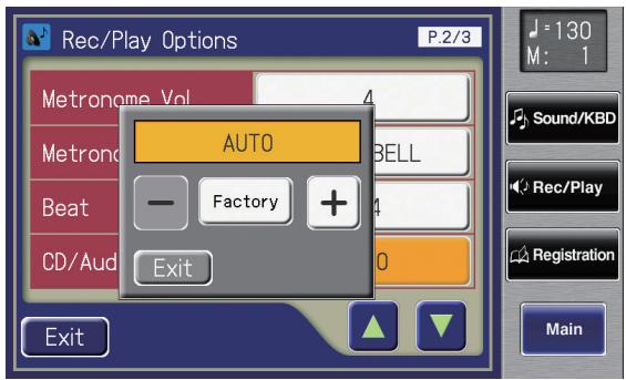 ROLAND AT-800 - Setting the Type of CD To Be Played Back - 2