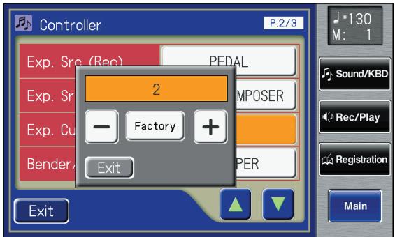 ROLAND AT-800 - Touch  setting. - 1