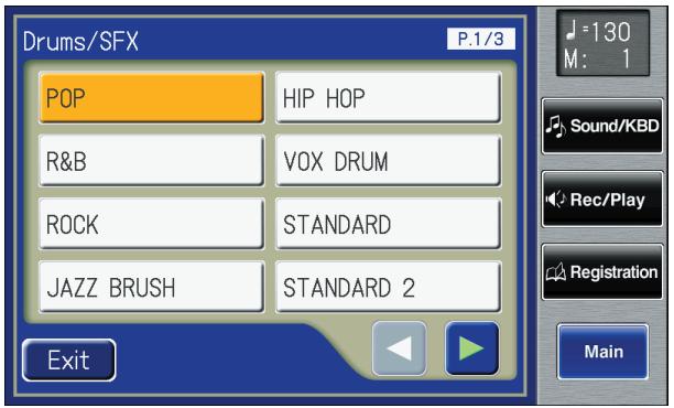 ROLAND AT-800 - Press the [Drums/SFX] button, getting its indicator to light up. - 1