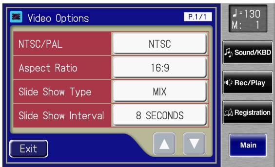 ROLAND AT-800 - Selecting the Interval at which Images will Change - 3