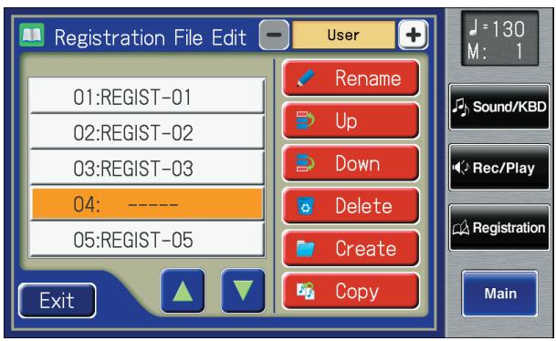 ROLAND AT-800 - If you are sure that you wish to delete the Registration, touch . - 1