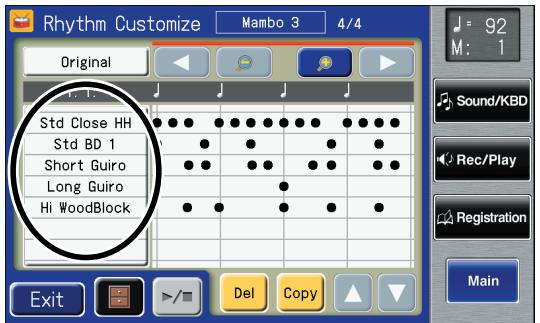 ROLAND AT-800 - Changing and Deleting the Instruments Used - 1